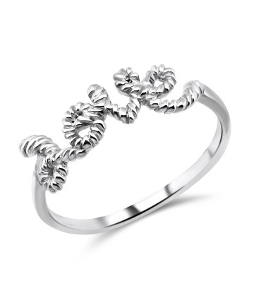 Silver Ring Twist Love NSR-413